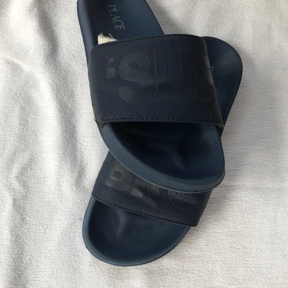 Place kids Navy Blue Sliders . - Picture 4 of 6